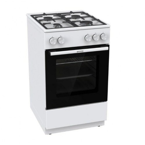Gas-komfur med ovn 50 cm - Gorenje GG5A10WFFM, hvid