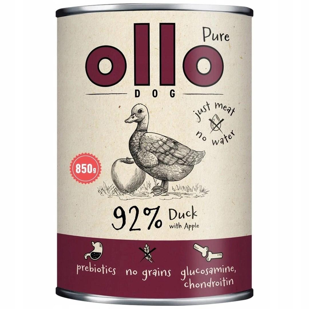 Hundefoder vådfoder OLLO Pure and med æble – 850 g