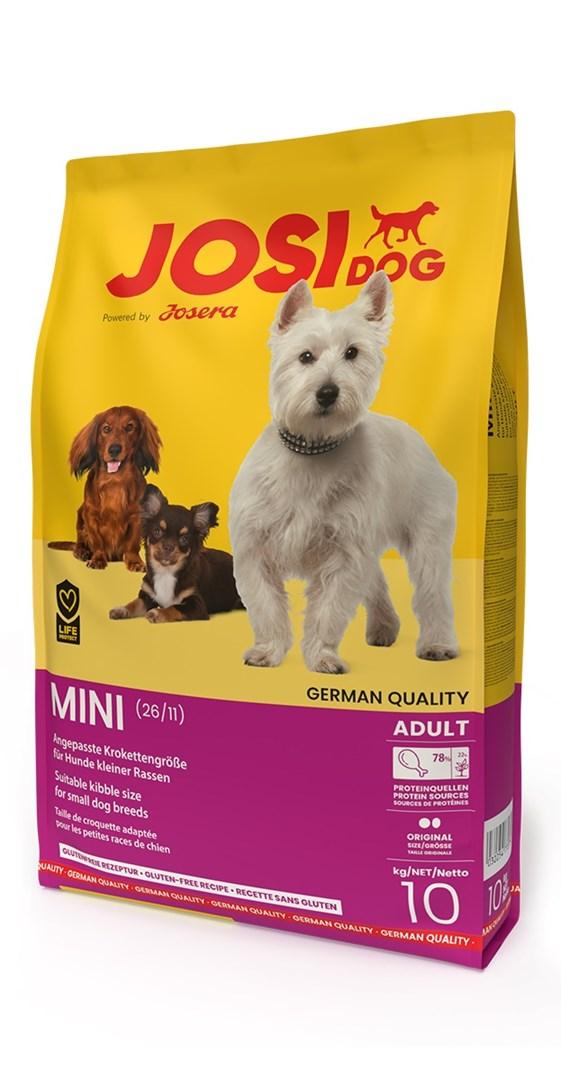 Hundefoder tørfoder JOSERA JosiDog Mini 10 kg – and, glutenfri