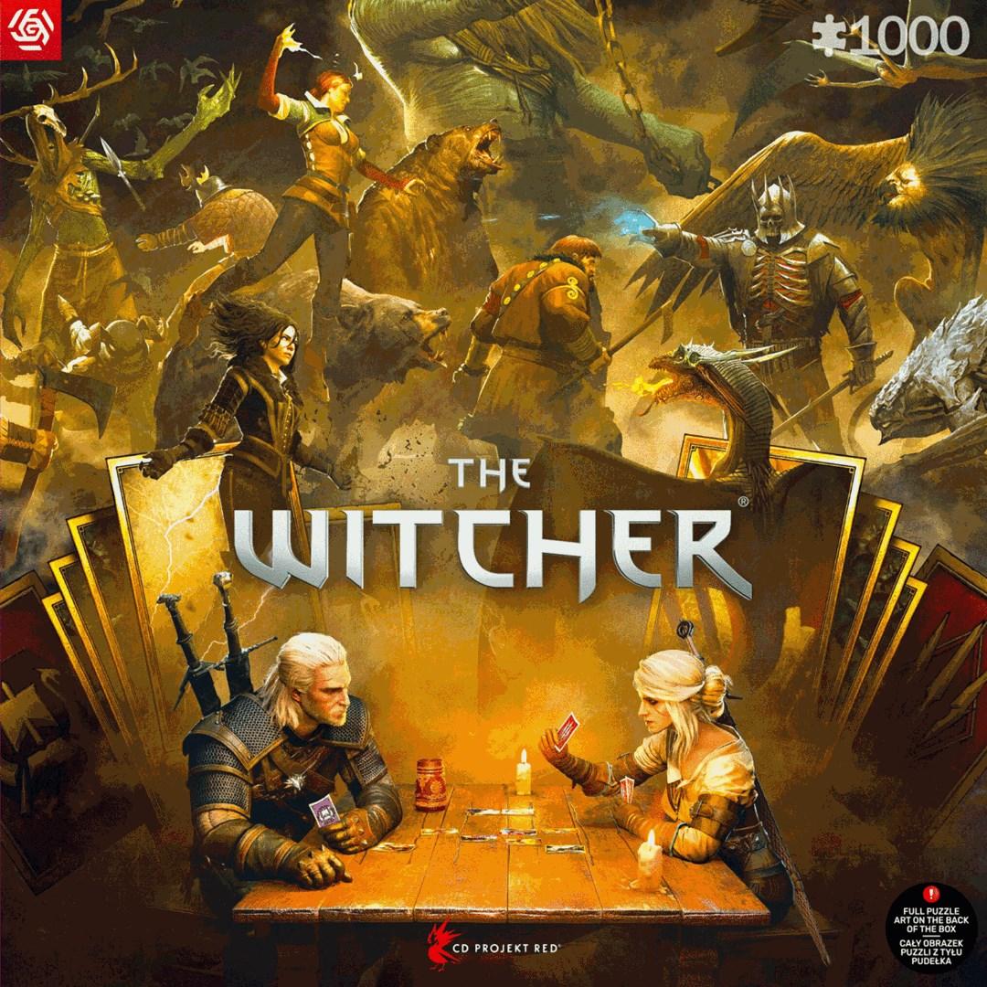 Puslespil 1000 brikker – The Witcher: Playing Gwent (Cenega Publishing)
