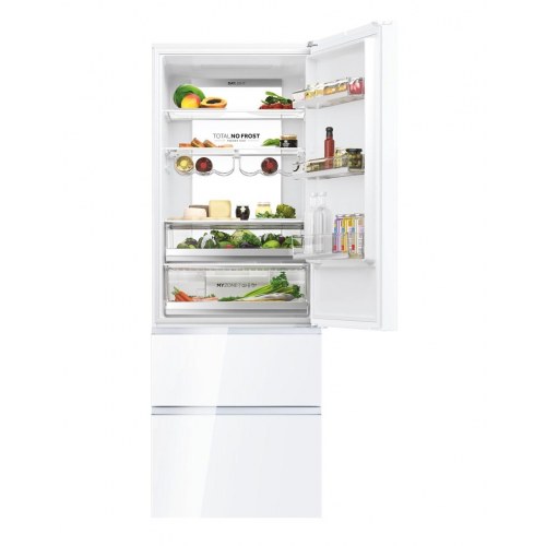 Køleskab fritstående Haier HTW7720DNGW 483 l - hvid