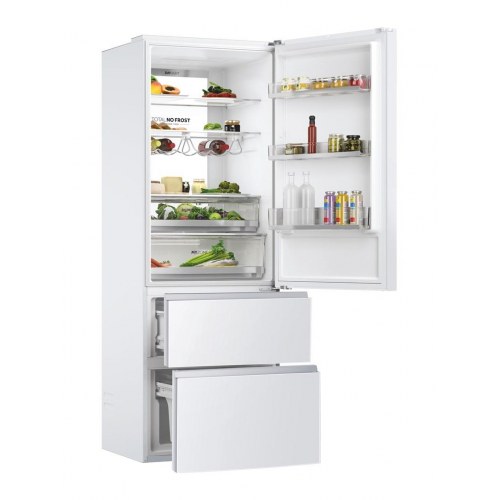 Køleskab fritstående Haier HTW7720DNGW 483 l - hvid