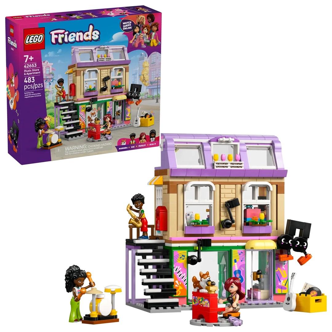 LEGO Friends Musikbutik og Lejlighed 42653