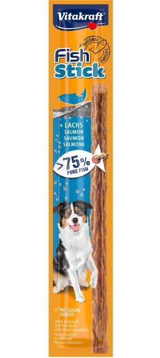 Hundegodbid med fisk – Vitakraft Fish Stick Laks 15 g billede