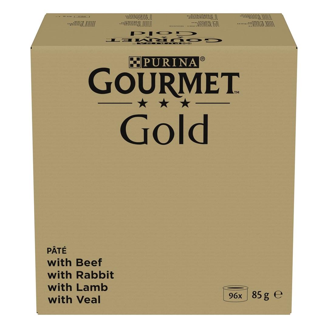 Vådfoder til kat – Purina Gourmet Gold Mus Mix, 96×85 g billede