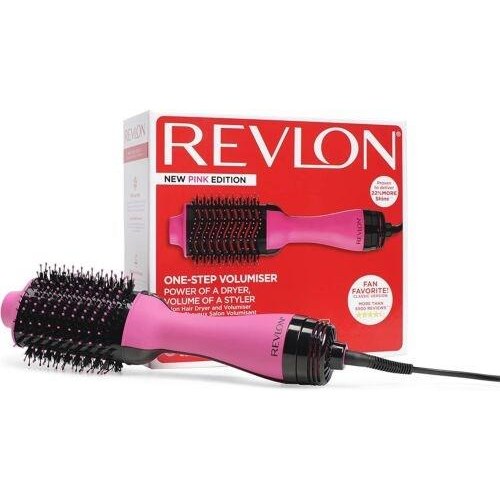 Hårtørrerbørste Revlon One‑Step Volumiser – sort/lyserød