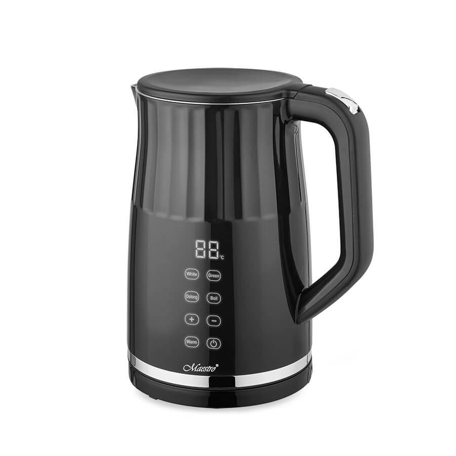 Elkedel Maestro MR-049 - 1,7 l, temperaturkontrol, sort