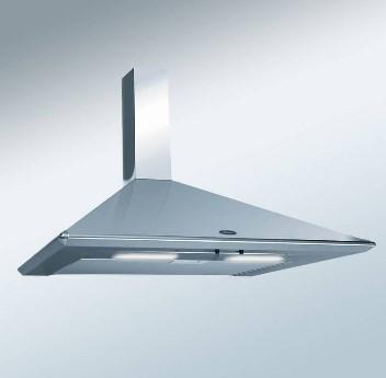 Emhætte vægmonteret Akpo WK-5 Soft 60 cm - Inox
