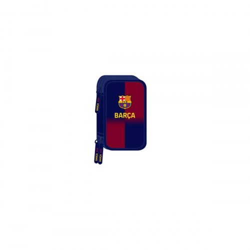 Penalhus F.C. Barcelona - blå/rødbrun, 12,5 × 19,5 × 4 cm - 29 dele