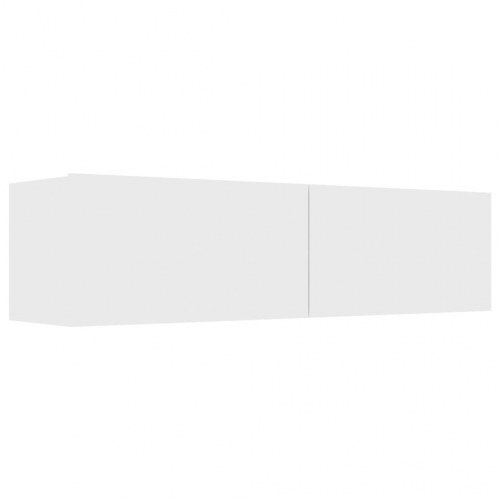 Tv-skab 120x30x30 cm konstrueret træ hvid (OUTLET A)