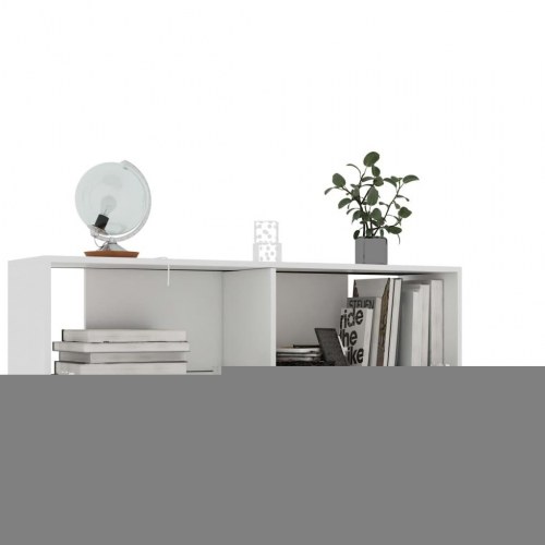 Tv-skab 120x30x30 cm konstrueret træ hvid (OUTLET A)