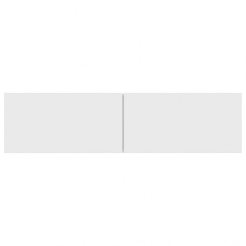 Tv-skab 120x30x30 cm konstrueret træ hvid (OUTLET A)