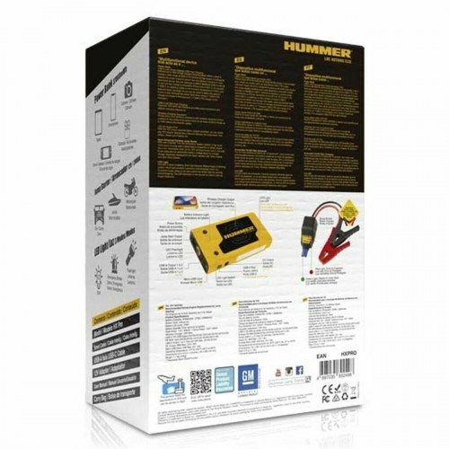 Hummer HX Pro starthjælp 12 V - powerbank m. LED (OUTLET A+)