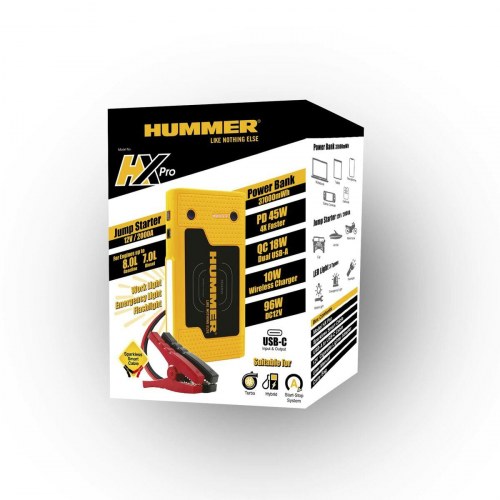 Hummer HX Pro starthjælp 12 V - powerbank m. LED (OUTLET A+)
