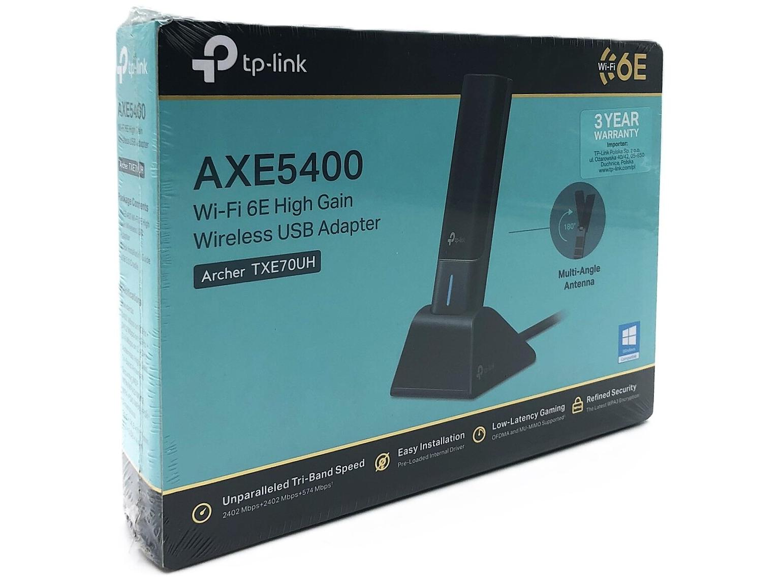 Wi-Fi 6E USB-adapter TP-Link Archer TXE70UH (USB 3.0) billede