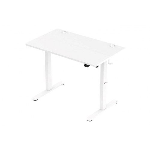 Hæve-sænkebord til gaming – Huzaro Hero 7.9, hvid, elektrisk