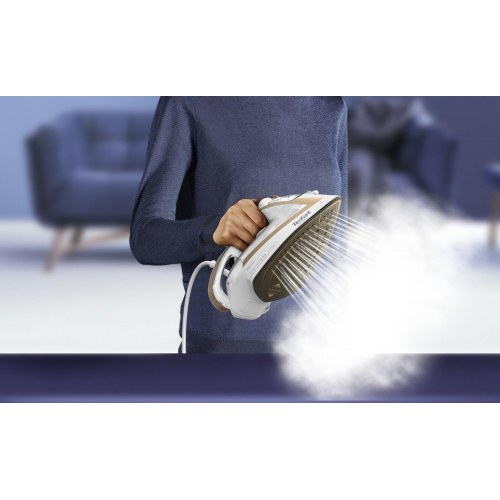 Strygejern Tefal Puregliss FV8042 – 3000 W, Durilium AirGlide, hvid/bronze