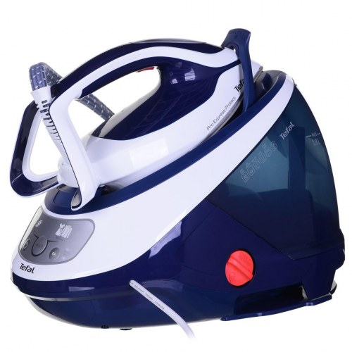 Dampstation strygejern Tefal Pro Express Protect GV9221E0 - 2.600 W, 1,8 l, blå/hvid