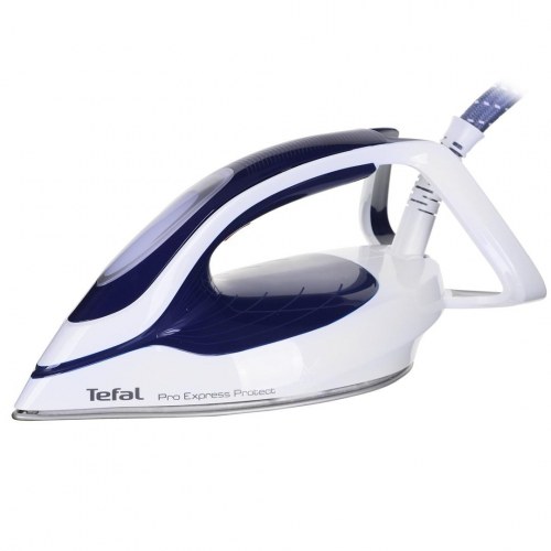 Dampstation strygejern Tefal Pro Express Protect GV9221E0 - 2.600 W, 1,8 l, blå/hvid