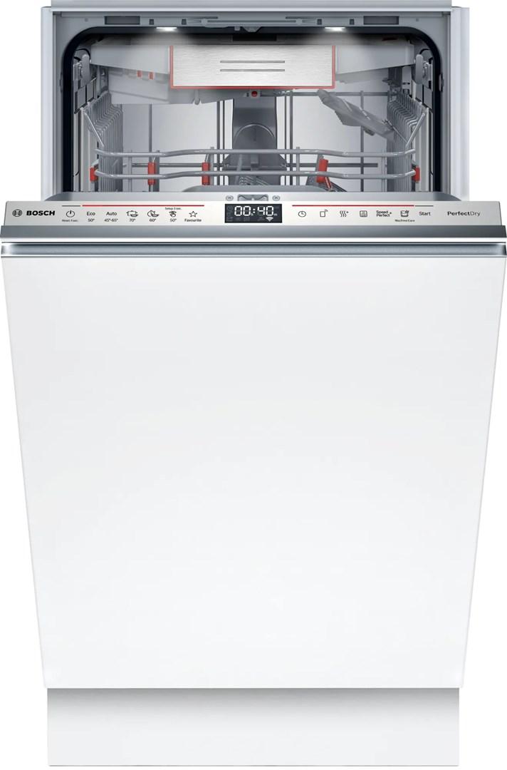 Opvaskemaskine integrerbar 45 cm - Bosch Serie 6 SPV6YMX08E, 10 kuverter, energiklasse B