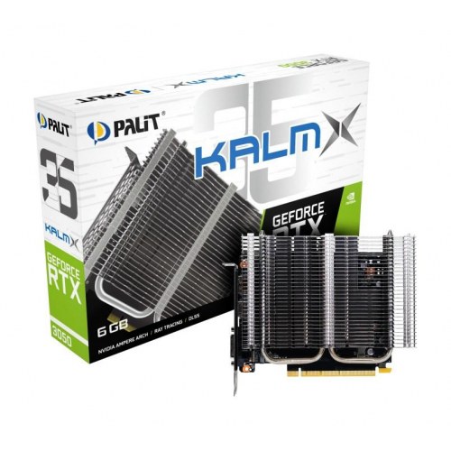 Grafikkort Palit GeForce RTX 3050 KalmX 6 GB GDDR6 (passiv køling)