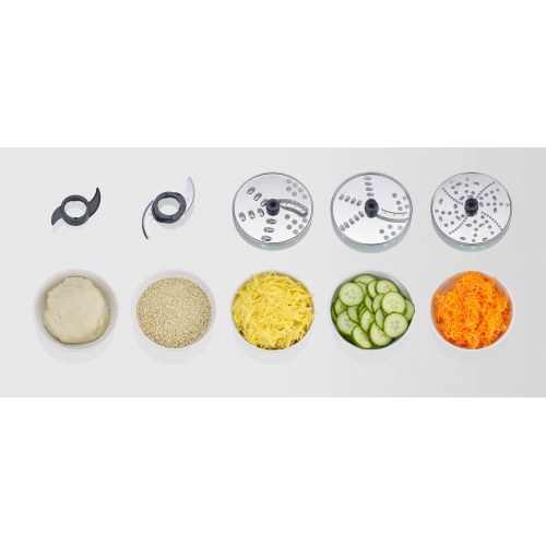 Foodprocessor SEVERIN KM 3892 – 1,5 l, 1.200 W, sort/rustfrit stål