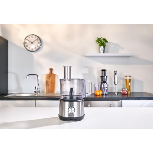 Foodprocessor SEVERIN KM 3892 – 1,5 l, 1.200 W, sort/rustfrit stål