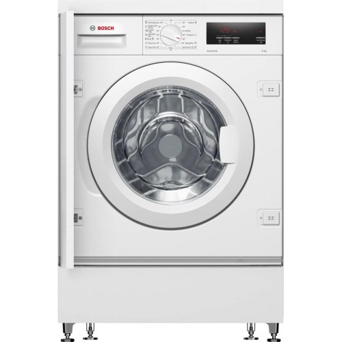 Vaskemaskine frontbetjent Bosch Serie 6 WIW24342EU, 8 kg, 1.200 omdr., C, hvid (indbygning)