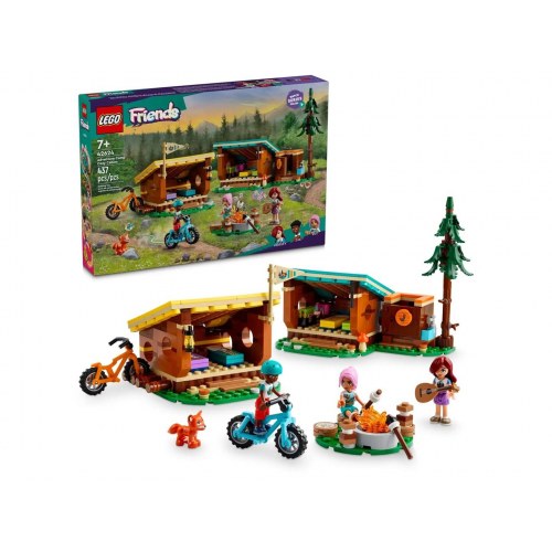 LEGO Friends 42624 Adventure Camp – Hyggelige Hytter (437 dele)
