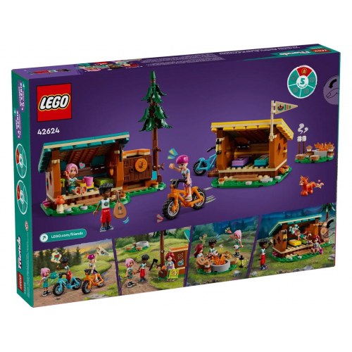 LEGO Friends 42624 Adventure Camp – Hyggelige Hytter (437 dele)