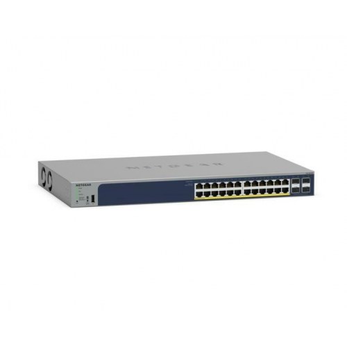 Netværksswitch NETGEAR GS728TPP - administreret L2/L3/L4, Gigabit, PoE+, grå