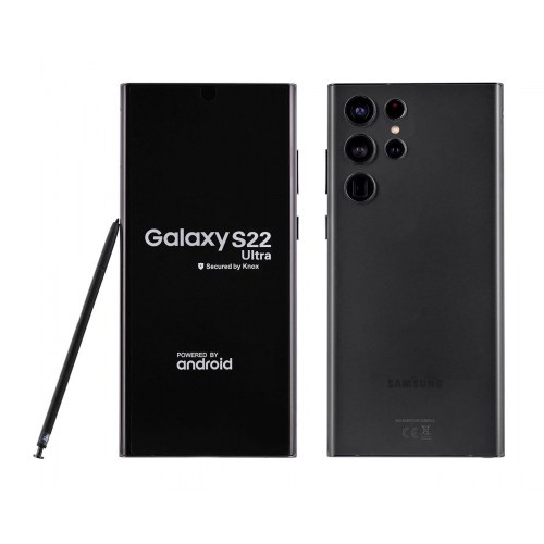 Samsung Galaxy S22 Ultra 6,8" 12/256 GB 5G Dual SIM – Sort (Refurbished)