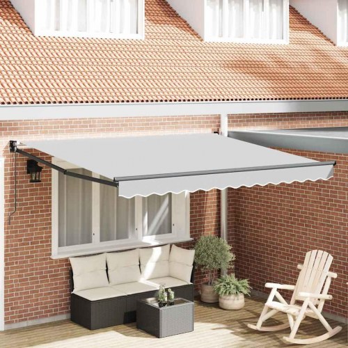 Markise Antracit 3,5 x 2,5 m Metal