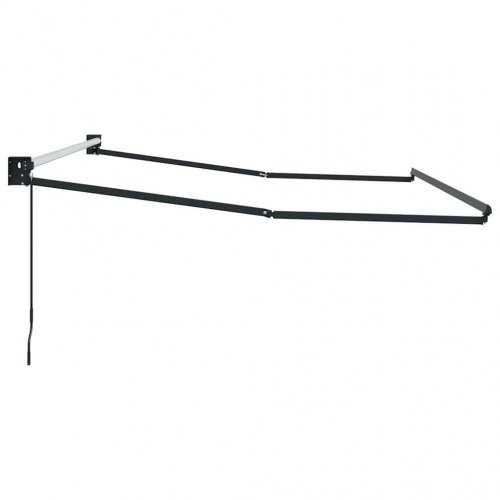Markise Antracit 3,5 x 2,5 m Metal