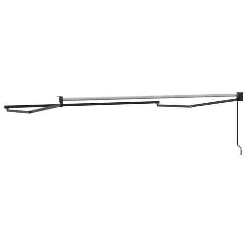 Markise Antracit 3,5 x 2,5 m Metal