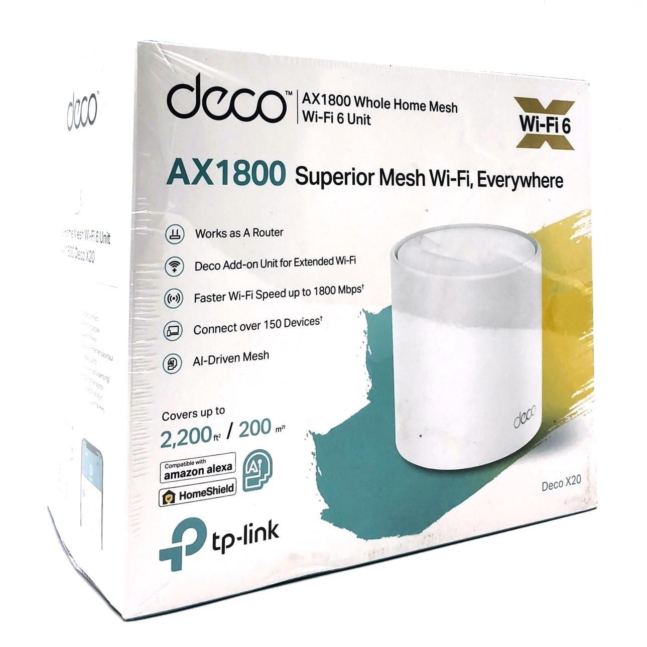 Mesh WiFi 6 system TP-Link Deco X20 AX1800 (1-pack)