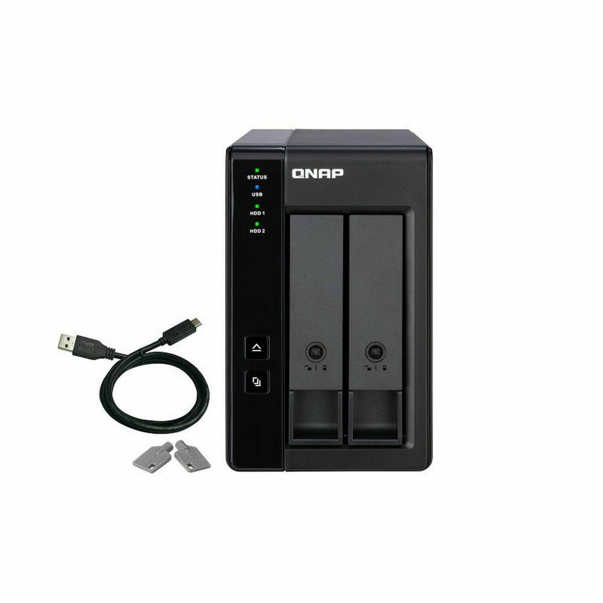 NAS server Qnap TR-002 USB-C 3.2 Gen 2 RAID - Sort