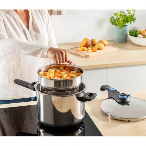 Tefal Trendy+ trykkoger 6 l - rustfrit stål
