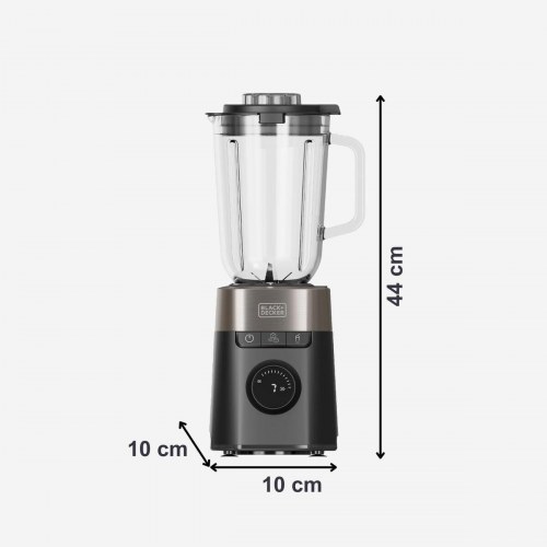 Blender med kande Black & Decker BXJB1201E 1,5 l - 2200 W, sort