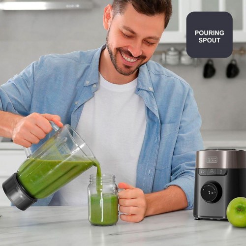 Blender med kande Black & Decker BXJB1201E 1,5 l - 2200 W, sort