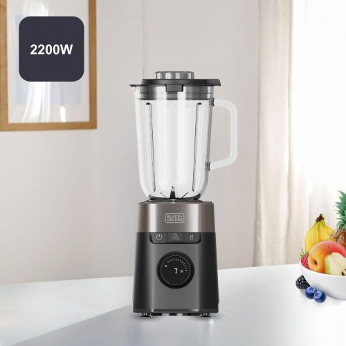 Blender med kande Black & Decker BXJB1201E 1,5 l - 2200 W, sort