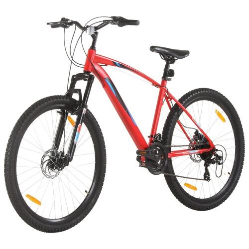 Mountainbike 21 gear 29 tommer hjul 48 cm stel rød