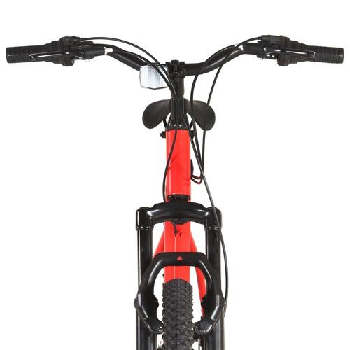 Mountainbike 21 gear 29 tommer hjul 48 cm stel rød