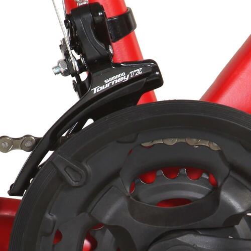 Mountainbike 21 gear 29 tommer hjul 48 cm stel rød