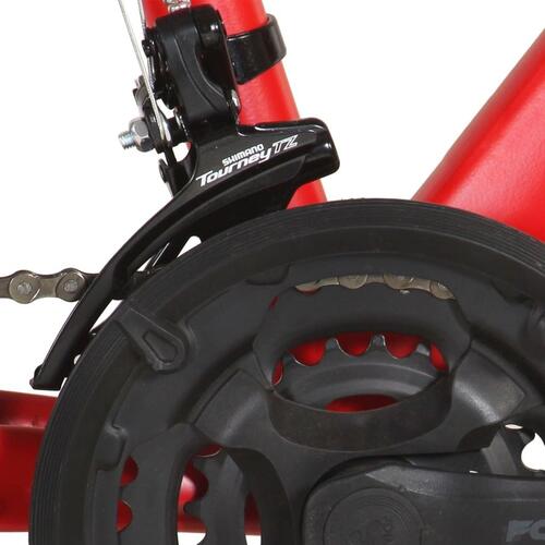 Mountainbike 21 gear 29 tommer hjul 58 cm stel rød
