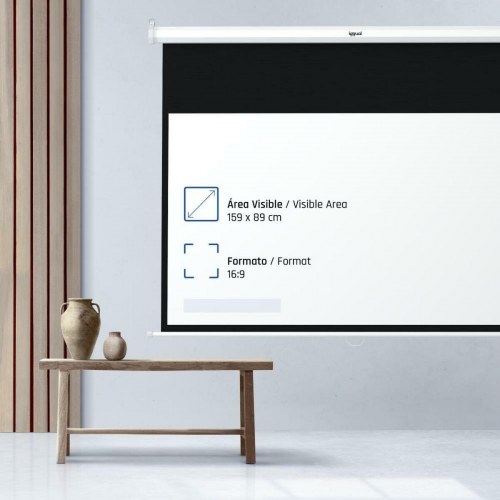 Projektorlærred 72" 16:9 - manuel autostop