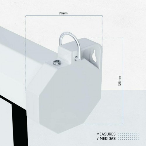 Projektorlærred 72" 16:9 - manuel autostop