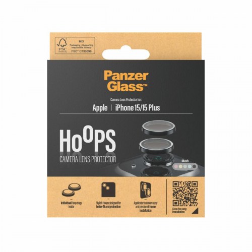 Panzer Glass 1138 skærmbeskytter til iPhone 15 - hærdet glas, gennemsigtig