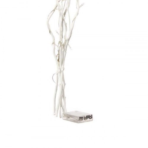 Kunstige grene med LED - , hvid, 20 × 90 × 6 cm (12 stk)