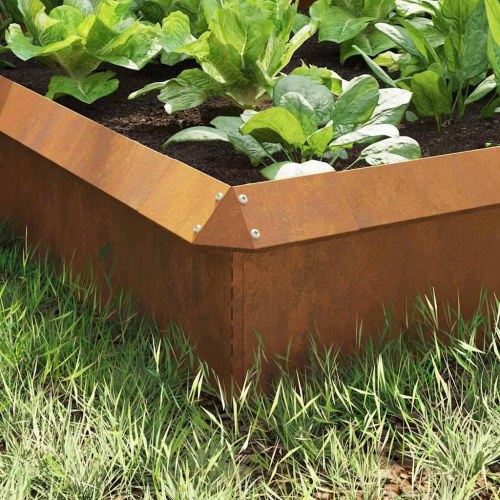 Sneglehegn 8 stk Rusten Cortenstål